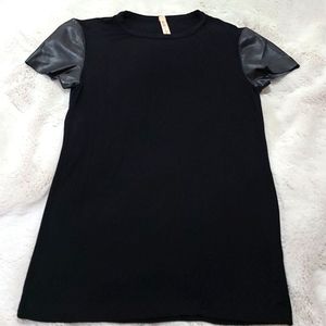 Bailey 44 Faux Leather Top